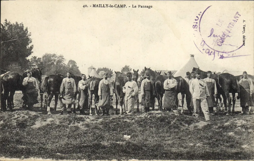 MAILLY-le-CAMP - Der Pansage — A. Verry, Verlag, Nr. 40 - Vorderseite
