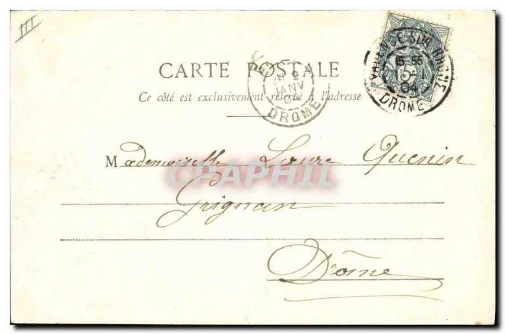 Frau in Krone von 1904 — Phototypie A. Beaubert & Cie, Nancy — Seriennummer nicht sichtbar - Rückseite