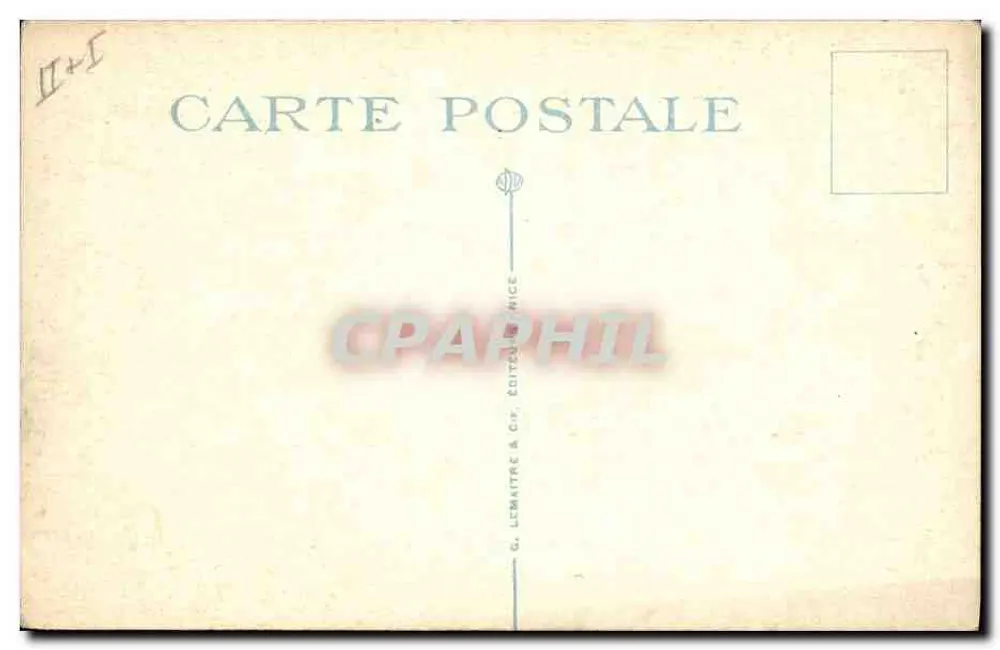 Stierkampf — Vorbereitung zum Töten. Muleta-Pass für das Schwert — G. LEMAITRE & Cie, Verleger, Nizza - Rückseite