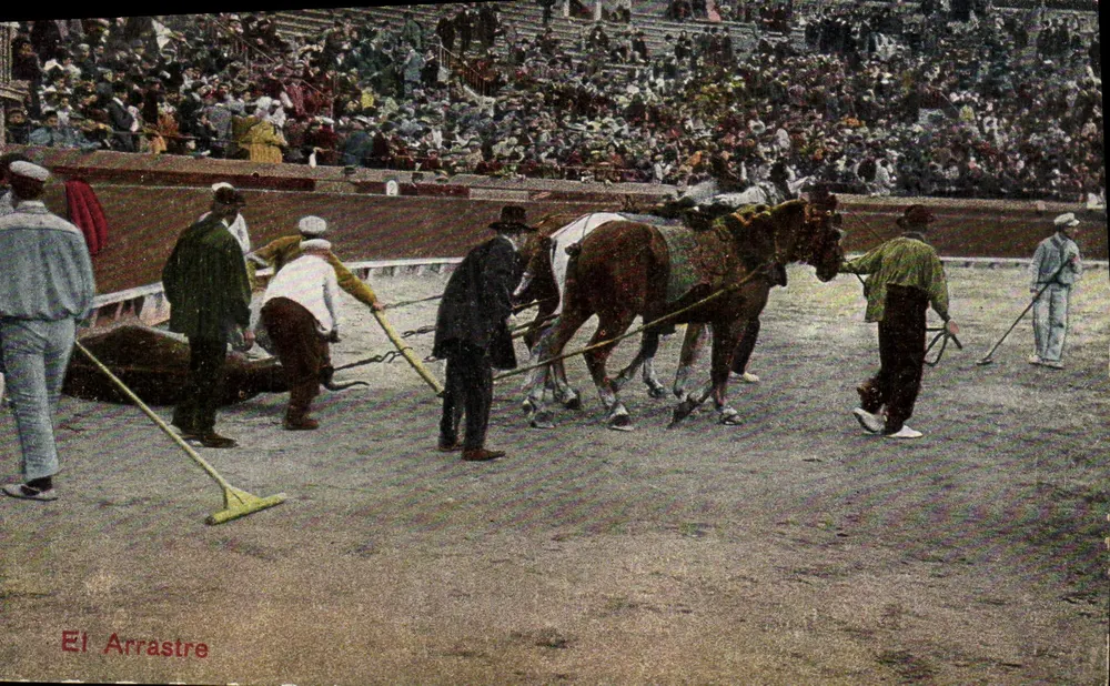 El Arrastre — espetáculo equestre com tração — n° 4508 - Frente