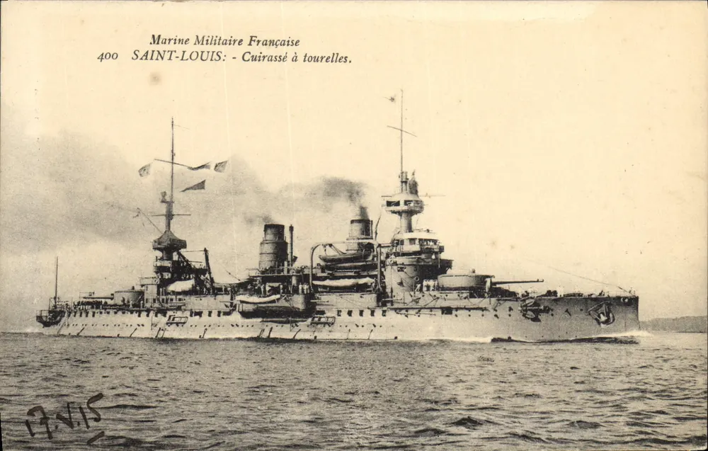 Saint-Louis — Cuirassé à tourelles — Marinha Militar Francesa - Frente