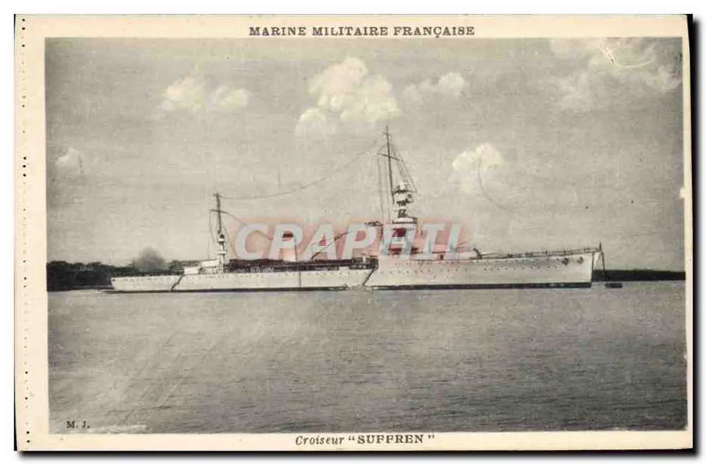 Cruiser "Suffren" — Marinha Militar Francesa — M.J. (editora) - Frente