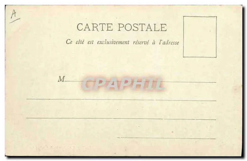 Das 'Sire-Baree' am Kai von St-Malo — Foto von René Grandjean, veröffentlicht von A. Bergaret et Cie, Nancy - Rückseite