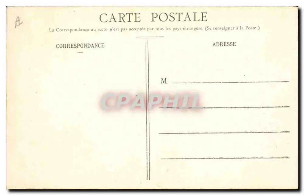 O Cuirassé Suffren — Navio de guerra no mar — Coleção H. Laurent, n° 2074 - Verso