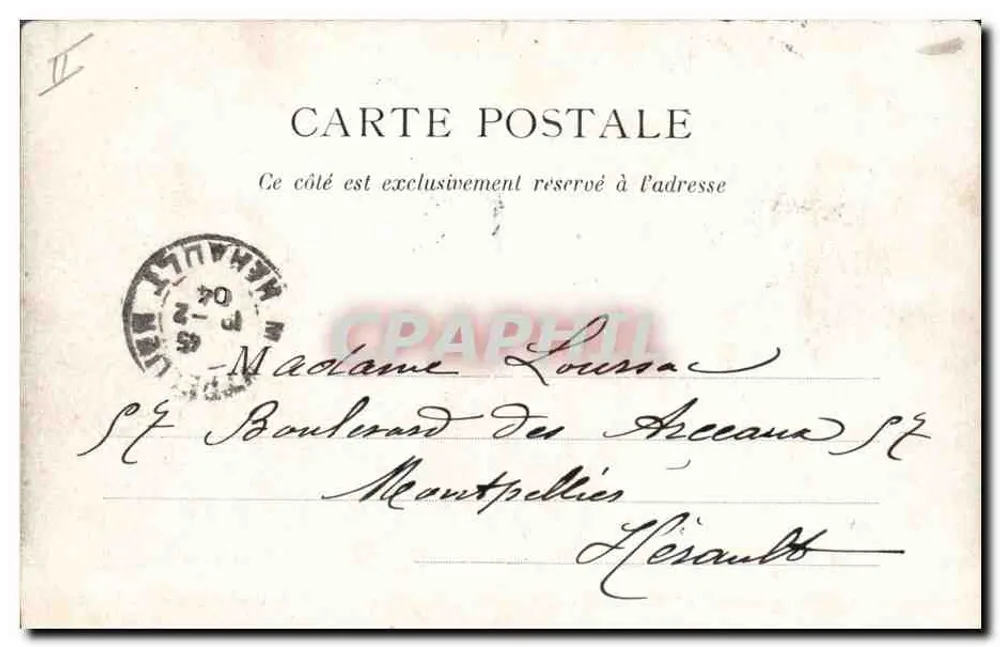 Saint-Louis — Schlachtschiff — A. Couturier, Foto. Verlag Toulon, Nr. 330 - Rückseite