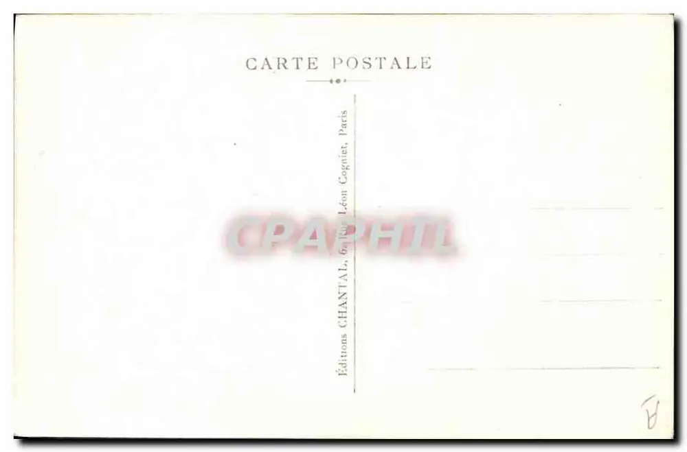 Jacqueline Francell — glimlachend portret met opgestoken vinger — Pathé Natan, n°11 - Achterkant