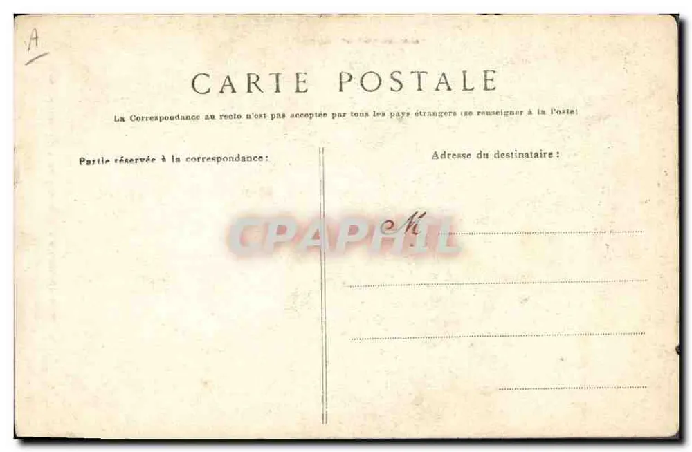 Junge Mädchen aus Roscoff — Festkleid — Sammlung VILLARN Quimper, n° 1278 - Rückseite