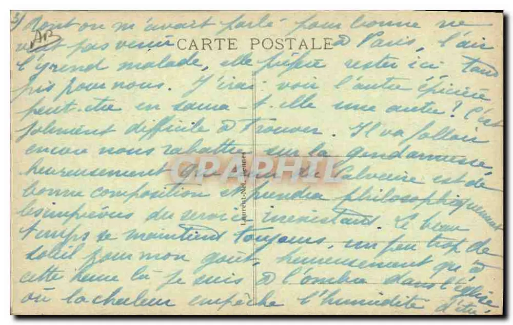 Vieille Fileuse do Guémené — Guémené-sur-Scorff — editor não identificado, n° 110 - Verso