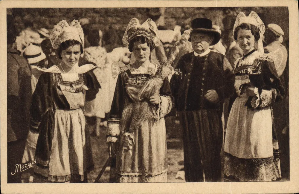 Fest der Königin der Ajone-Blumen in Pont-Aven — J. Nozais, Verlag - Vorderseite