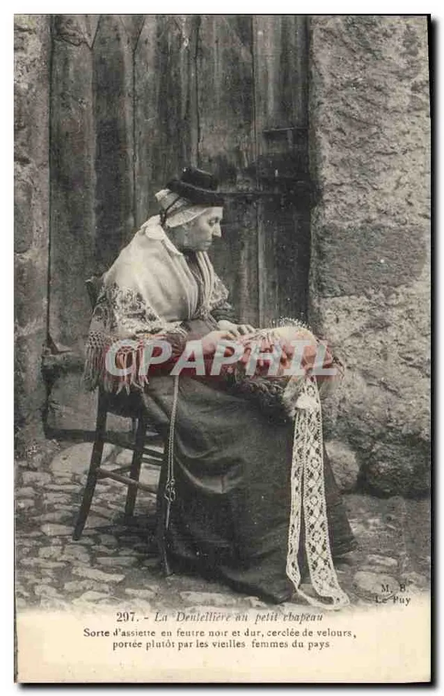 Alte Frau mit kleinem Hut — Le Puy — M. B. Le Puy, Nr. 297 - Vorderseite