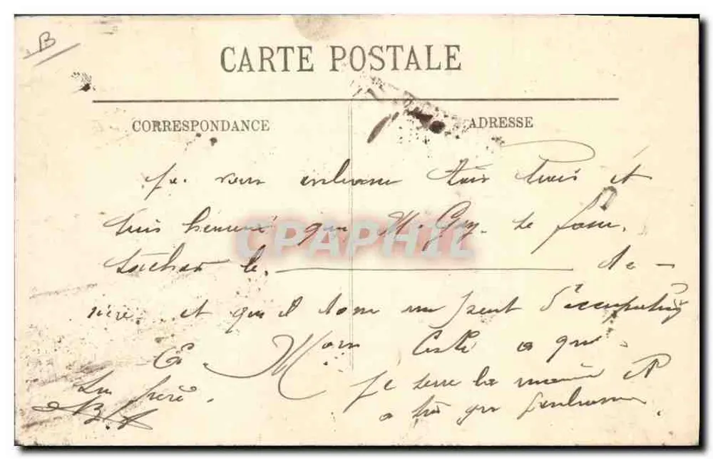 Le Puy — Une Dentellière du Velay — LL - Verso