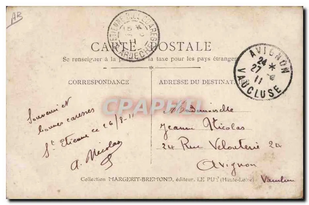 Die Dentellerinnen von Craponne — M.B. — n° 5040 - Rückseite
