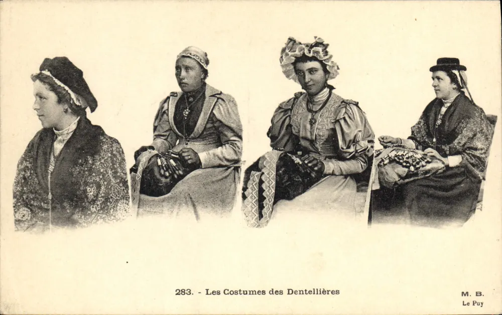 Die Kleidung der Strickmacherinnen — M. B. Le Puy — n° 283 - Vorderseite