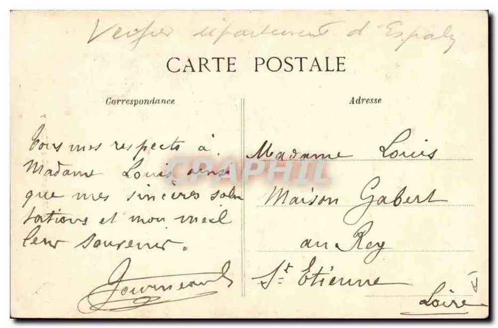 Dentellière van Espaly — 4185 — VD C - Achterkant