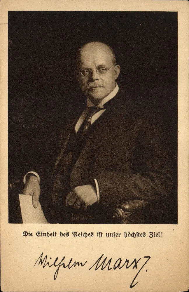 Retrato de Philipp Marx — 'A Unidade do Reino é nosso maior objetivo!' — editor Vormals u. Verlag B. Bieber, Berlim - Frente
