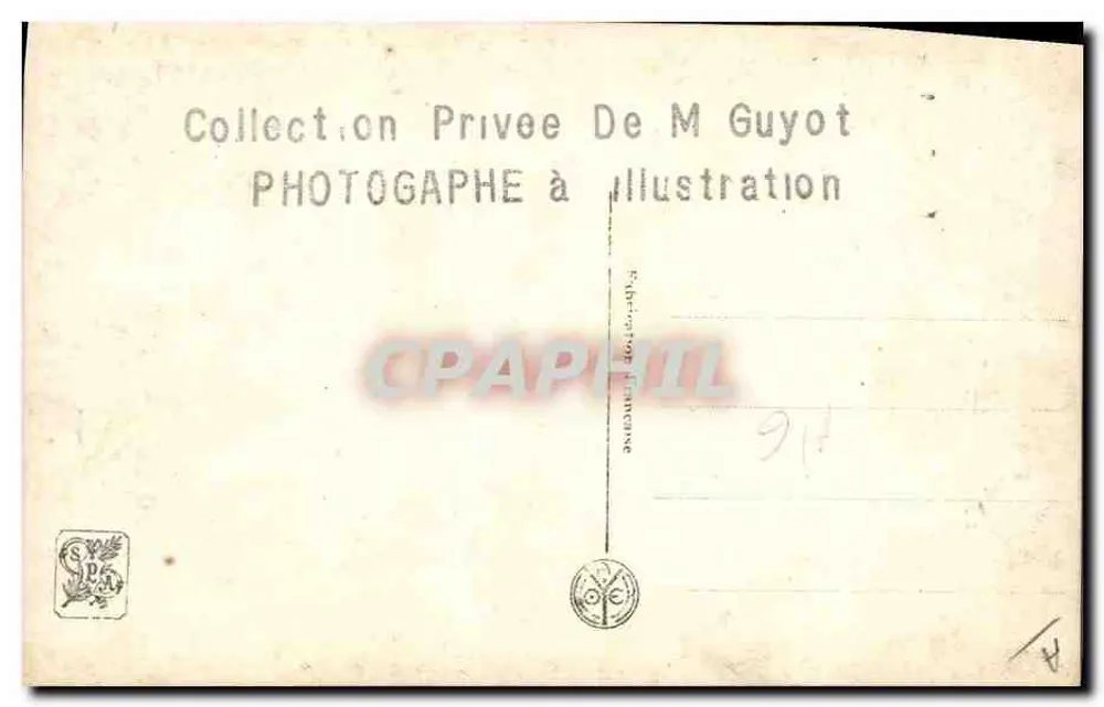 Pferderequisition durch die deutsche Armee — Private Collection von Herrn Guyot - Rückseite