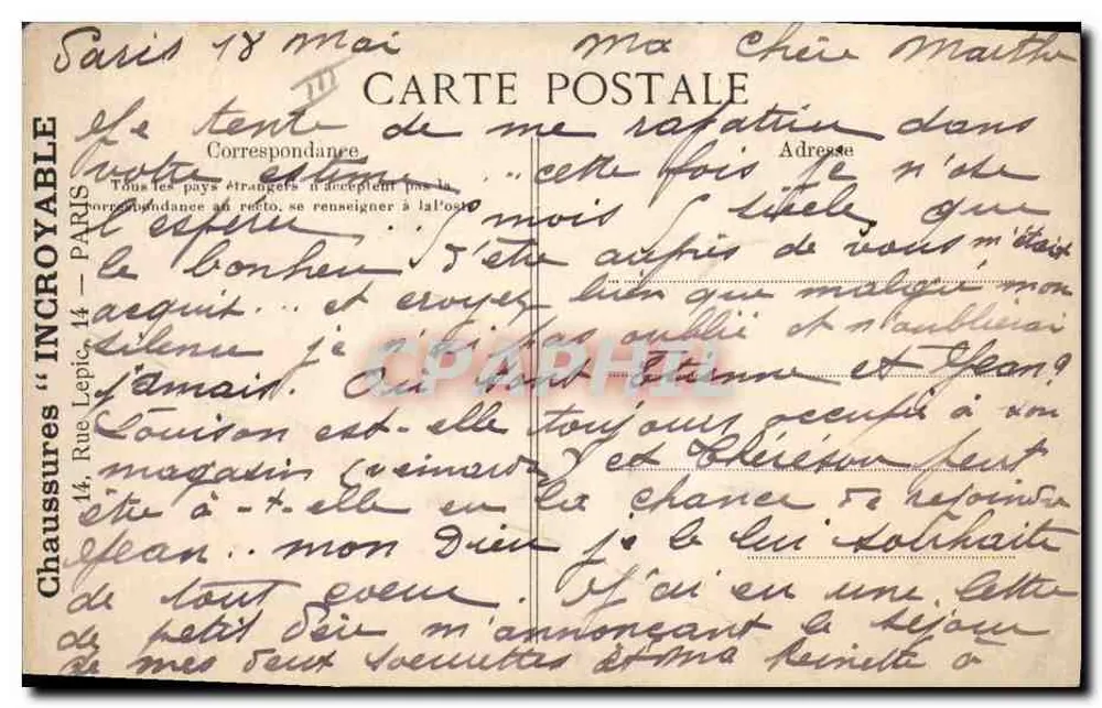 Montpellier — Pferdemarkt — Verlag Foncineau, Nr. 723 - Rückseite