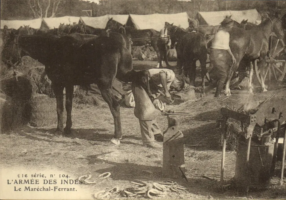 Die Armee der Indien — Der Schmied — 11. Serie, Nr. 104 - Vorderseite