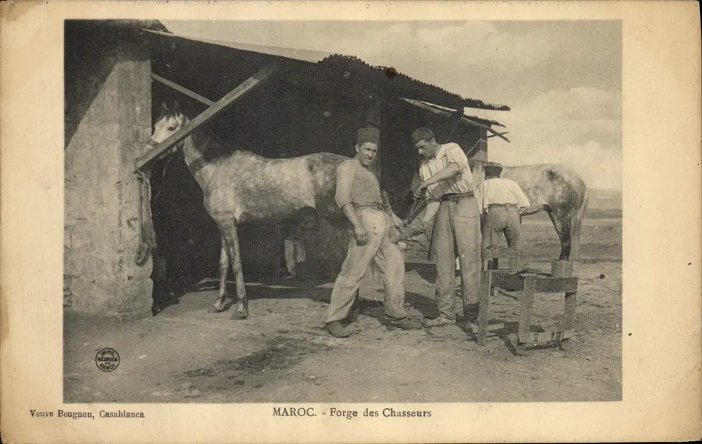 Forge des Chasseurs — Maroc — Veuve Beugnon, Casablanca - Vorderseite