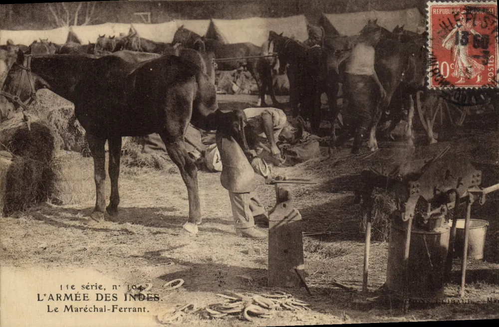 Die Armee der Indien — Der Schmied — 11. Serie, n° 102 - Vorderseite