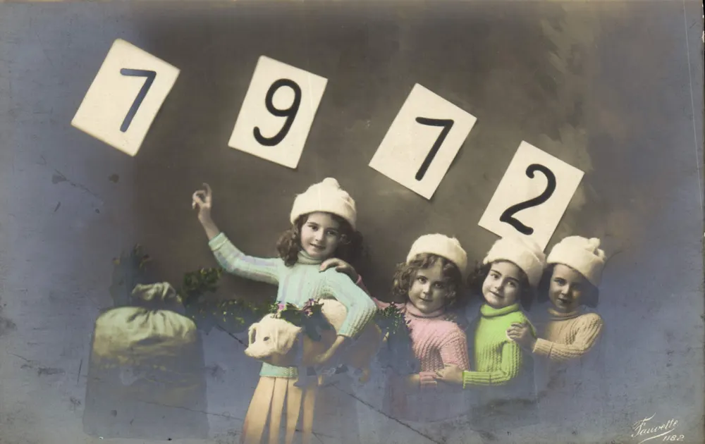 Vier Kinder — Jahr 1972 — Fauwette 18.2 - Vorderseite
