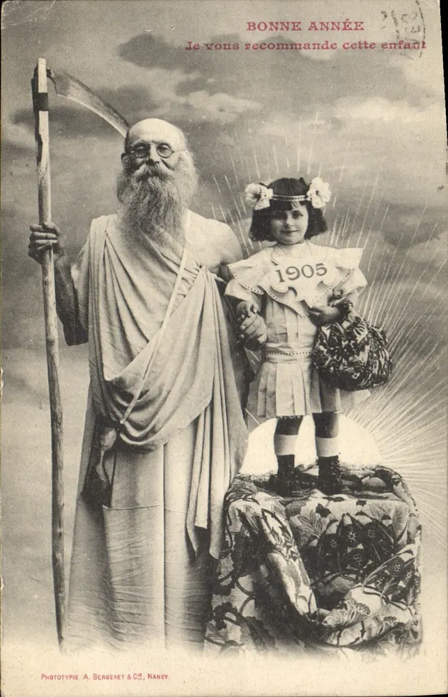 Neujahrswünsche — Neujahrswünsche — Phototypie A. Bergeret & Cie, Nancy - Vorderseite