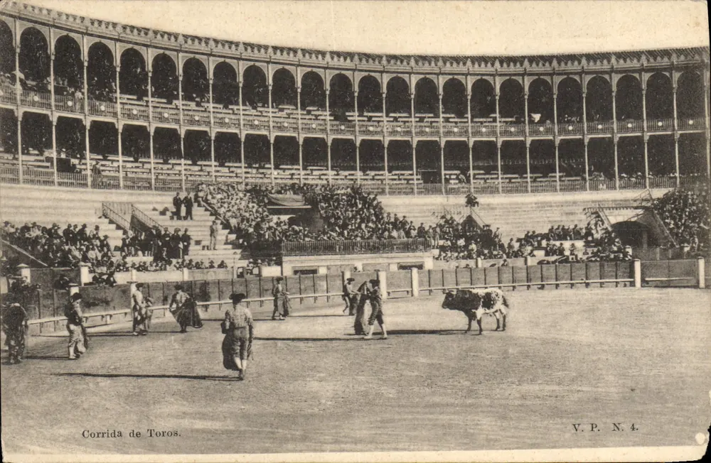 Corrida de touros — V.P. N. 4 — V.P. N. 4 - Frente