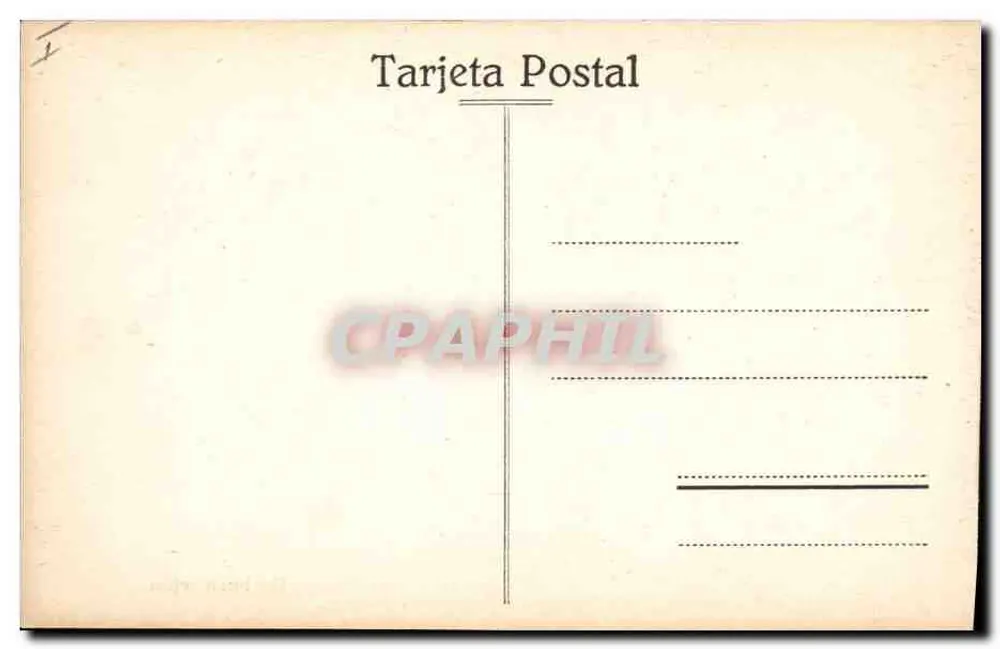 Un buen rejón — espetáculo de touro-corrida — Tarjeta Postal - Verso
