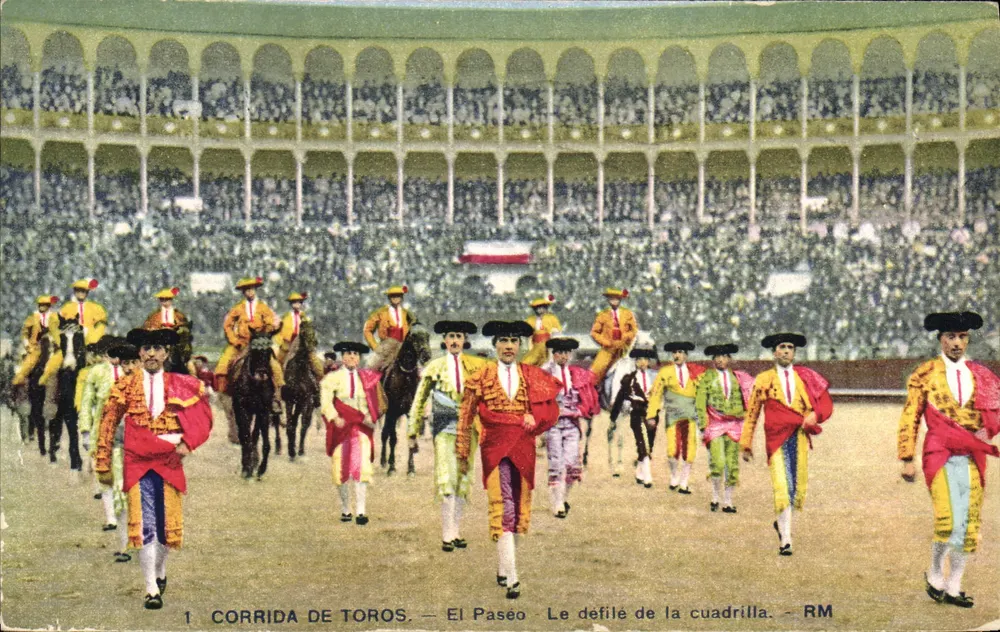 Stierkampf — El Paseo — Der Delegationsparade — RM - Vorderseite