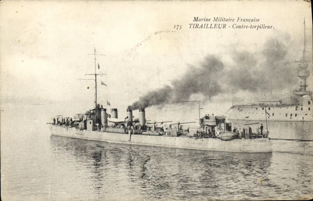 Tirailleur - Torpedoboot — Französische Marine — n°175 - Vorderseite