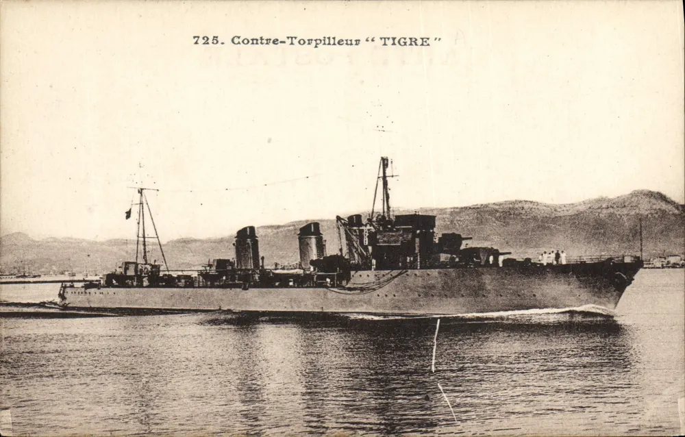 Zerstörer "TIGRE" — Nr. 725 — Verleger unbekannt - Vorderseite