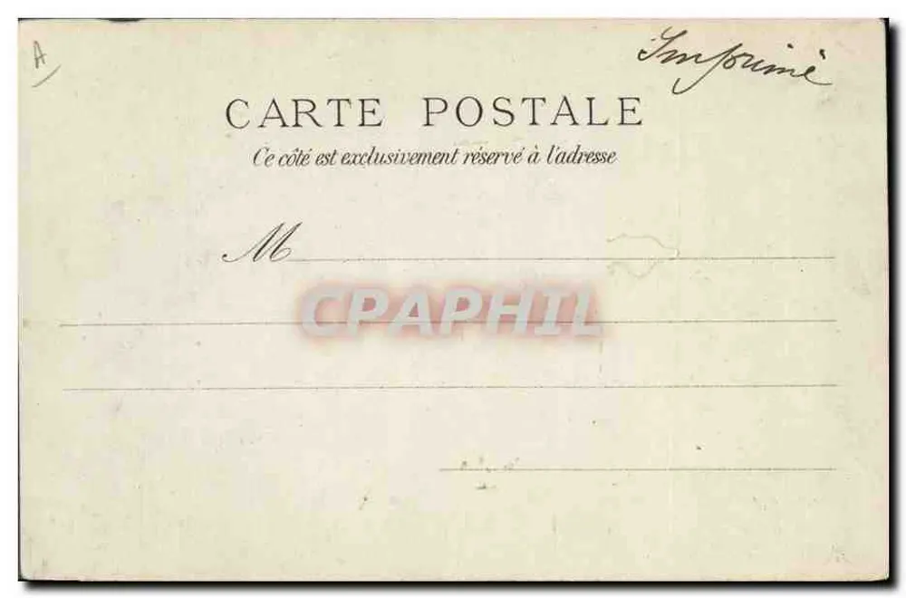 Masiés de Penmarc'h, arredores de Pont-l'Abbé — Coleção VILLARIT, Quimper — n° 1184 - Verso