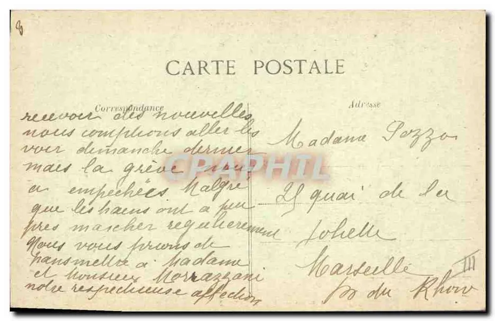 Rosporden — O Novo Lenço — Coleção Villard, Quimper - Verso