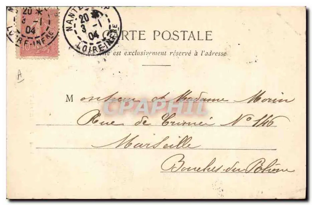Junge Frau aus Pont-Aven (Finistère) — La Bretagne Pittoresque — Sammlung A. Wagne, Fotografie Higgen, St-Brieuc - Rückseite