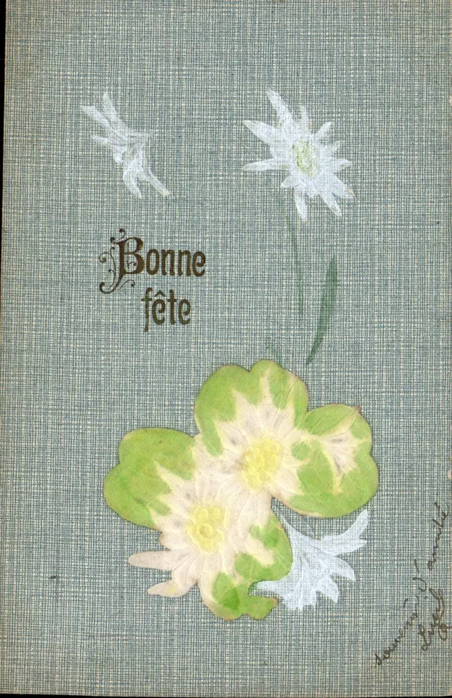 Flores — Carte postale universelle — Veltpostverein - Frente