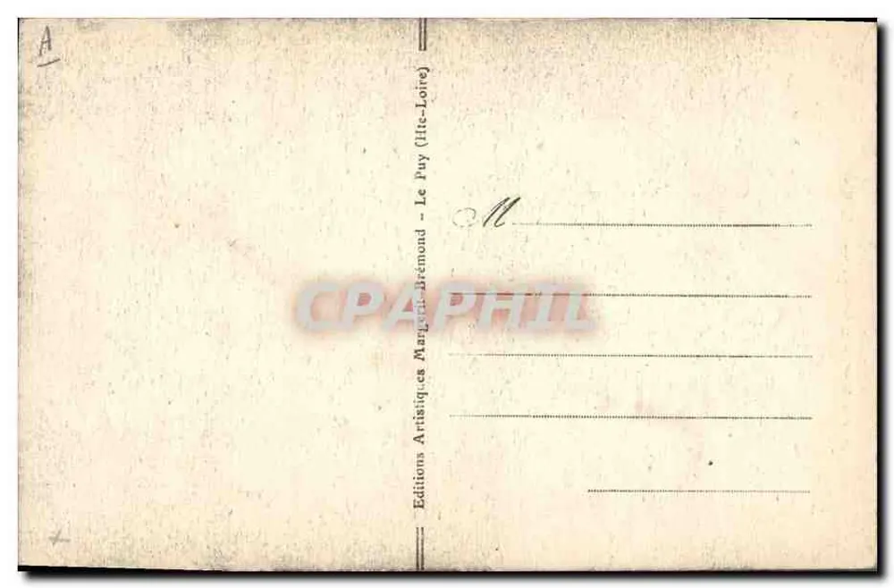 A Denteira Craponnese — M. B. Le Puy — n° 300 - Verso