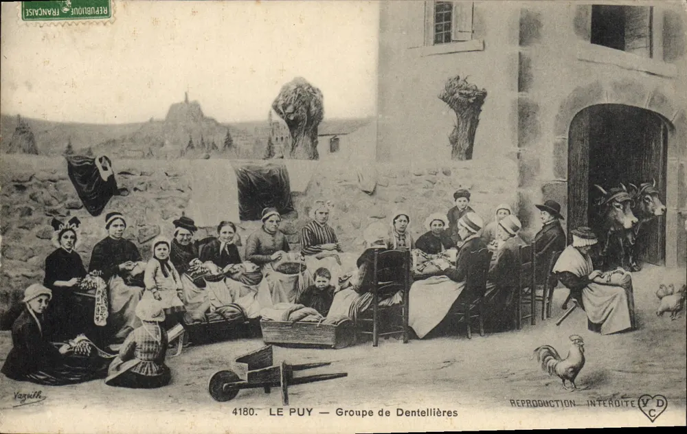 Le Puy — Gruppe von Stickern — Vazouilh, n°4180 - Vorderseite
