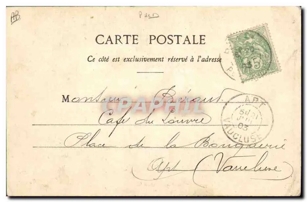 Zwei Auvergne-Dörfer — P. Juliet Clermont-Ferrand - G. Delaunay, succ. — n°213 - Rückseite