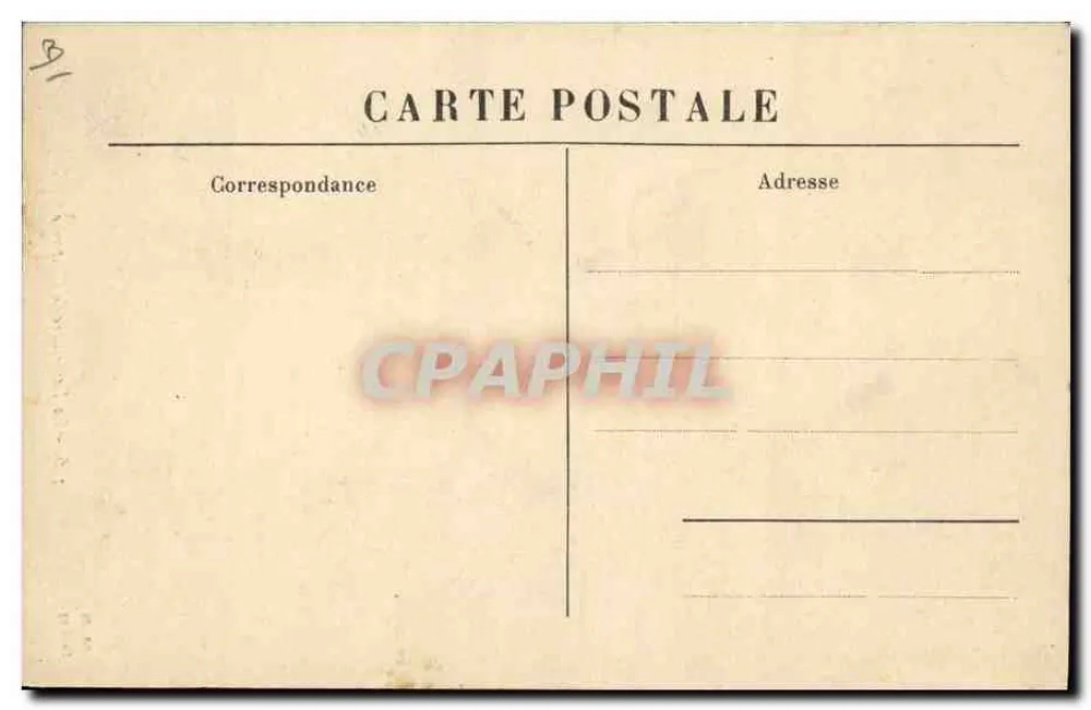 A Dama da Tricô de Craponne — M.B. Le Pay, n° 306 - Verso