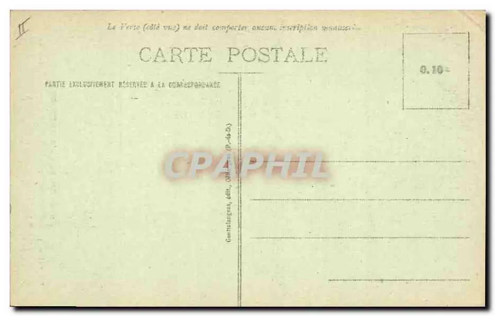 Mujeres en Auvergne — escena de encaje — G. D'O., n°1018 - Reverso