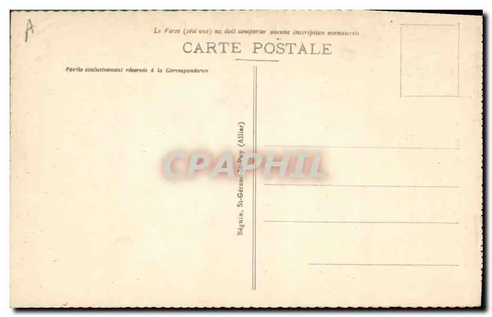 Dentellière aus den Umgebungen des PUY — Le Velay Pittoresque — Ideal - Rückseite