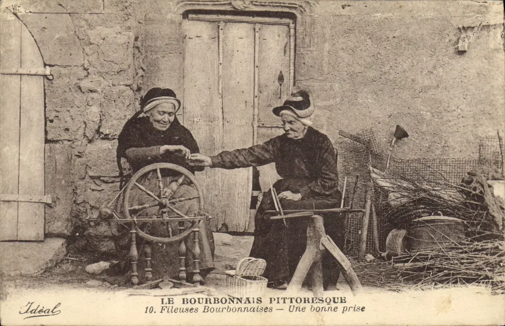 Das pittoreske Bourbonnais — Bourbonnais-Spinnerei — Eine gute Beute — Ideal, n°10 - Vorderseite