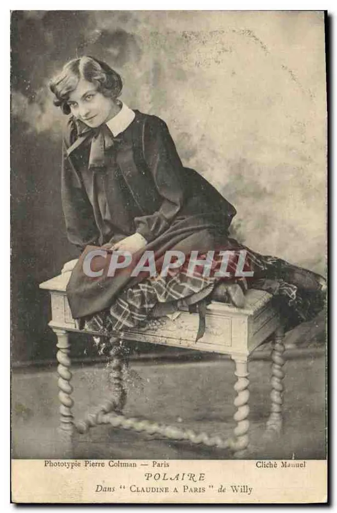 Polaire — In 'Claudine à Paris' von Willy — Phototypie Pierre Colman — Paris - Vorderseite