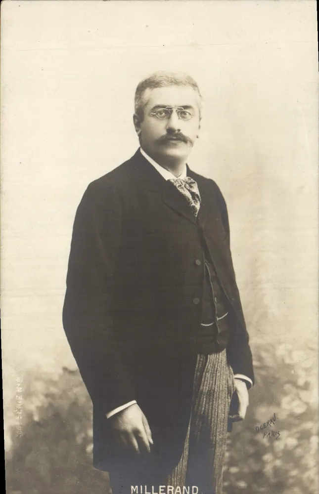 MILLERAND — Portret — OGERAU PARIS - Awers