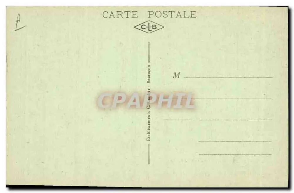 Henri FAUVE diante da pequena mesa sobre a qual ele escreveu seus «Souvenirs entomologiques» — Edição René H. Fahra, Sceignan (Vaucluse) - Verso