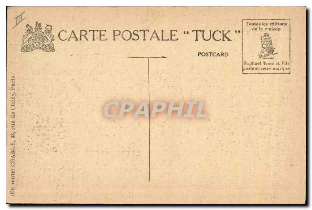 Eröffnung der Friedenskonferenz — März 1919 — nach E. Ferdinand Polack - Rückseite