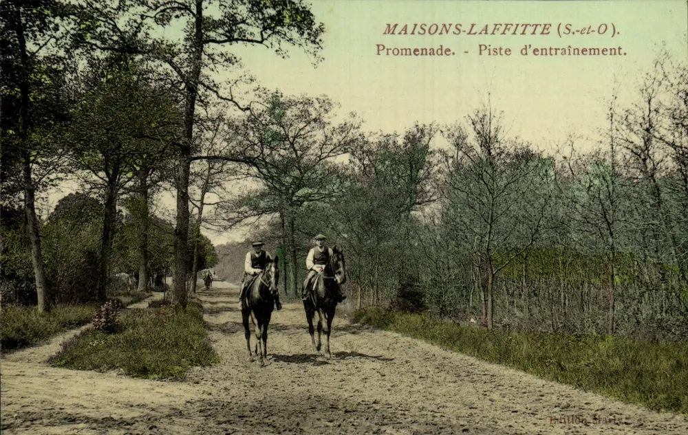 MAISONS-LAFFITTE (S.-et-O). Promenade. - Trainingsstrecke. - Vorderseite
