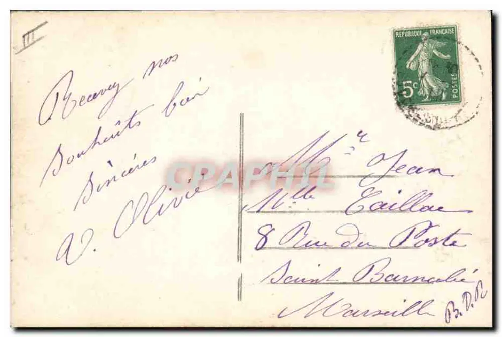 Frau im Seemannsuniform — Kalender 1910 — Verlag Bellone, n° 4073 - Rückseite