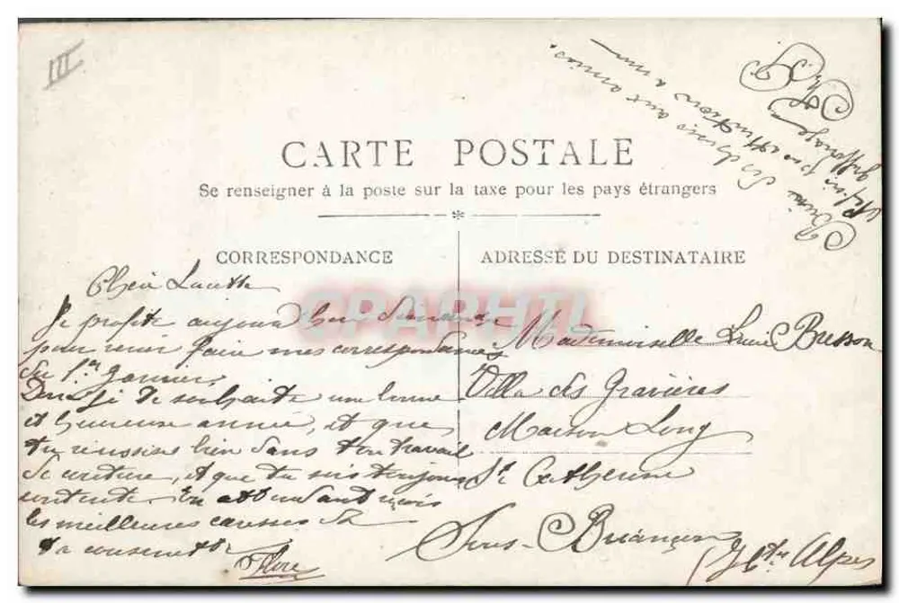 Fête de la Saint-Valentin — jeune fille au balcon — éditeur 'C. L. & Cie' n° 23 - Rückseite