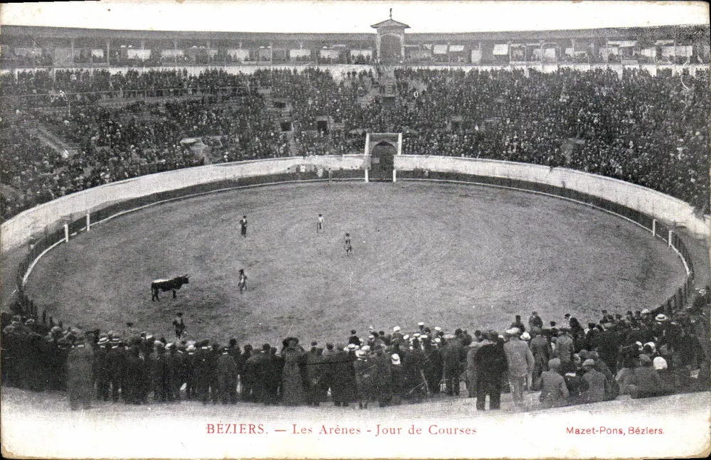 Béziers — Die Arenen — Tag der Rennen — Mazet-Pons, Béziers - Vorderseite